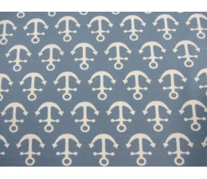 Jersey Anker hellblau